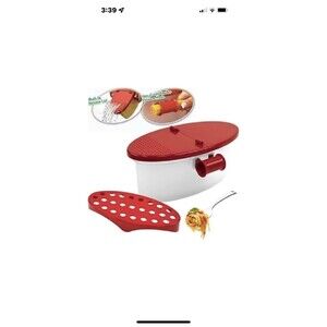 As Seen On TV Microwave Pasta Boat by Telebrands, Perfect Pasta and Veg Steamer